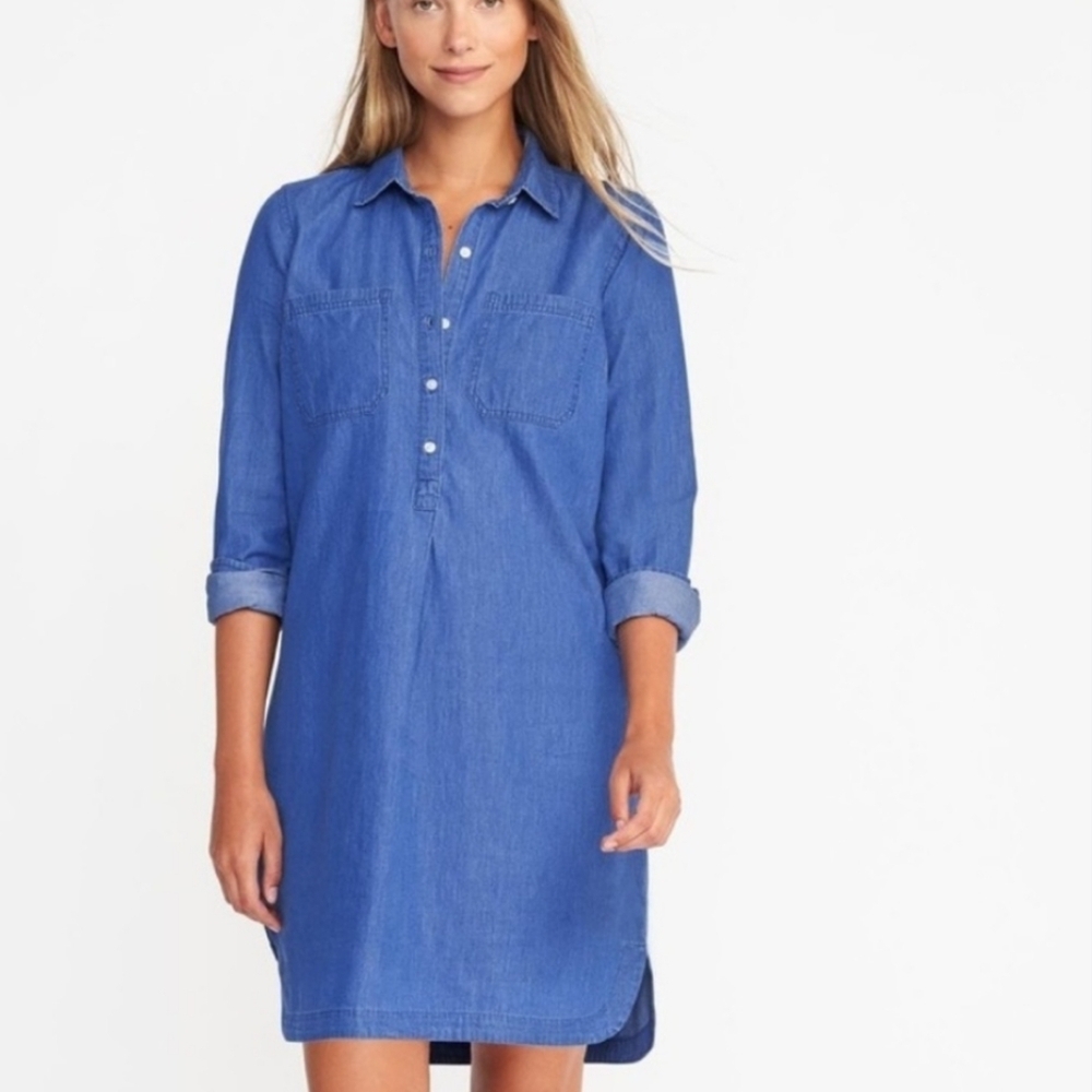 OLD NAVY SHIRT DRESS SIZE SMALL